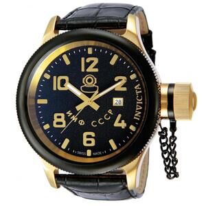 Invicta The (Russian) Diver Swiss Ronda 515 Caliber Watch - 52mm, Black (12425)